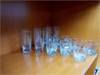 Clear Glass cups