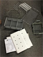 Lot of Assorted Desk Bins and Trays