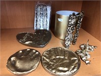 Lot of Fancy Gold Decorative Items