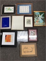 Lot of Assorted Frames/Wall Art