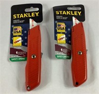 2 New Stanley box cutters