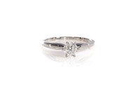 DIAMOND SOLITAIRE RING, 2g
