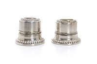 PAIR OF BIRKS SILVER RING BOXES