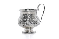 WILLIAM IV ENGLISH SILVER CHRISTENING CUP, 114g