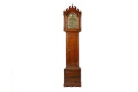 EARLY 18TH C TALL CASE CLOCK BY JOHN SHAW
