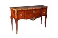 ANTIQUE FRENCH SINGLE DRAWER COMMODE