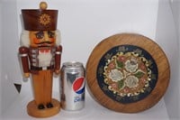 Made in Germany Wood Nutcracker & Wood Hat Box