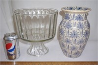 Hand thrown/Decorated Pottery Vase and more
