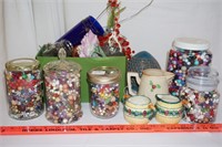 Large Lot Decorative Items and Beads