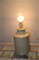 Stoneware Crock Lamp