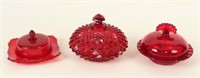 Westmoreland & New Martinsville Ruby Dishes