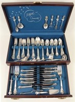 Gorham Chantilly Sterling Silver Flatware, 101 Pcs