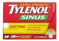 EZ Tabs Extra Strength Sinus Daytime, 40 'S