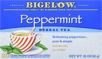 Bigelow Peppermint Herbal Tea, 20 Count