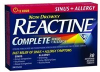 Reactine Extra Strength Tablets, 30 units