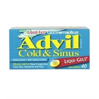 ADVIL COLD & SINUS LIQUI-GELS 50 ' S