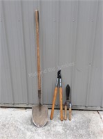 Round Point Shovel, Trimmers & Shears