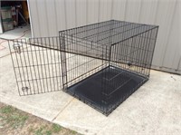 Large Pet Crate with Tray