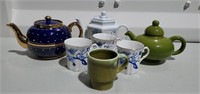 Teapots and coffee mugs