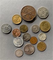 Lot-Foreign and Domestic Coins