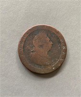 1797's British Copper Half Penny