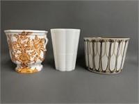 Group of 3 Small Foreign Vases