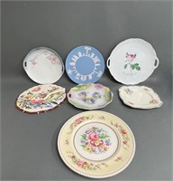 Lot of Many Early Plates and Platters