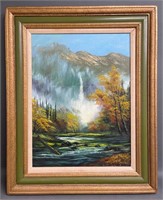Oil on Canvas in Arturo Hand Carved Frame