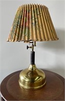 Antique Coleman Brass Lantern/Table Lamp