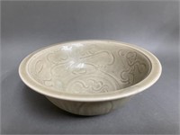 Chinese Ming Celadon Porcelain Bowl