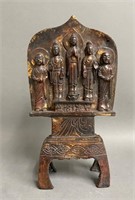 Bronze Gilt Chinese Buddha Late 19th Century