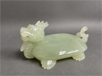 5" Chinese Jade Turtle Figure
