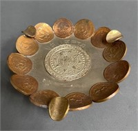 Mexican Coin Ashtray-Vallarta
