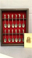Pewter Charles Dickens spoon collection
