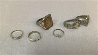Sterling & costume jewelry lot
