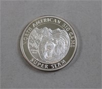 1 Troy ounce Big Game silver coin