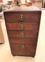 Vintage mahogany silverware chest