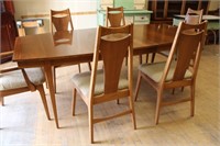 7 piece Young Furniture MCM dining set