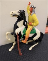 Vintage Hartland Coohise figure w/ horse