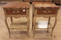 Pair of vintage French Provincial nightstands