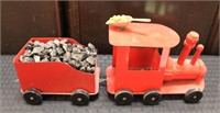 Vintage 11in coal train w/ coal