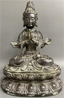 Large 19th Century Bronze Buddha