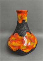Mid Century Pottery Glazed Vase
