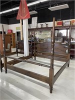 Solid Pine Four Poster King Bed Frame