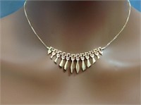 10K Gold Cleopatra Style Necklace
