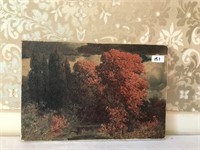 Antique Oil On Canvas Landscape (as found)
