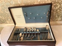 Cased Set of Reed and Barton Flatware