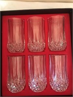 Boxed set of 6 French Glasses