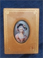 Framed, Leather Framed, Woman Art