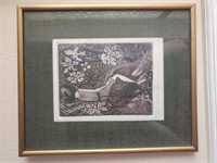 Framed, Signed Art, Efron Veldes, Black & White